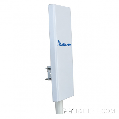 KADAMM APWD515816 — двухдиапазонная внешняя секторная антенна Wi-Fi 5150–5500 / 5500–5850 МГц, 16,5 дБи, 2 порта