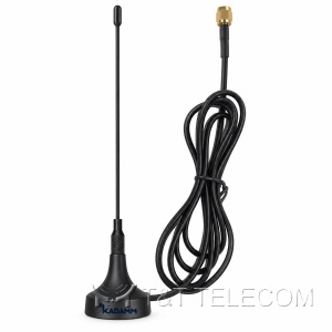 KADAMM AMS-470-3 — антенна 470 МГц на магните, 3 дБи, кабель 1 м, SMA