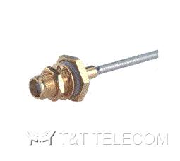 Разъем 24_SMA-50-3-15/111_NE Huber+Suhner | Розетка приборно-кабельная с шестигранным фланцем и креплением под гайку | Кабельная группа 0.141"