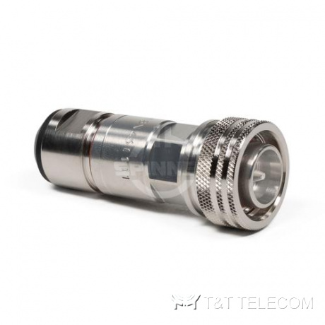 Разъем BN 431111 Spinner || 4.3-10 male для кабеля 1/2". Крепление защёлкой (Push Pull) серии MultiFitit