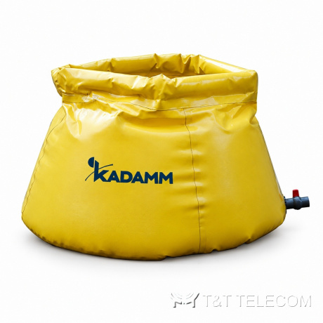 Гибкие аварийные резервуары KADAMM РЕЗ-ПВХ — химстойкий ПВХ, жёлтый, 8–22 кг