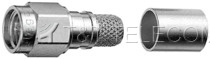 Разъем J01150A0641 Telegartner | SMA male, вилка прямая обжимная под кабель G44 (1.1/2.95)