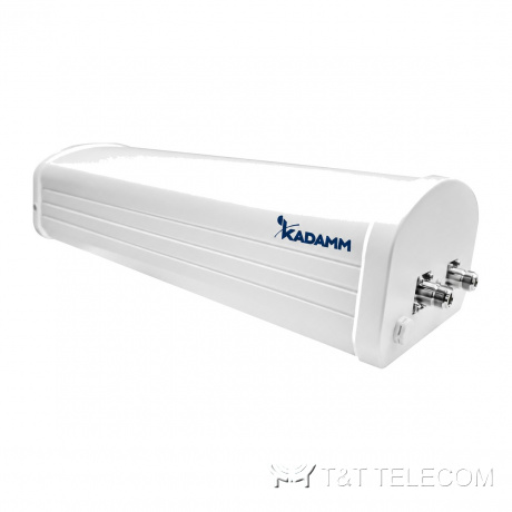 KADAMM O-ATP14-3300/4000M — наружная направленная панельная антенна 3300–4000 МГц, 14 дБи, 2 порта