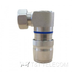 43MR-LCF12-D01 Разъем 4.3‑10 male угловой для фидерного кабеля 1/2" | Серия OMNI FIT Premium, 6 ГГц