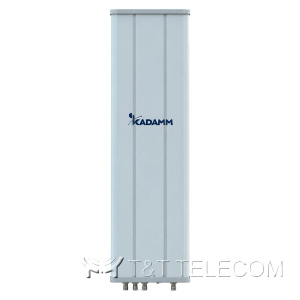 KADAMM K804902718v02 — четырёхдиапазонная секторная антенна 698–960 / 3×1710–2690 МГц, 18,1 дБи, 8 портов, RET