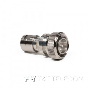 Разъем BN 431103 Spinner || 4.3-10 male для супергибкого кабеля 1/4" серии CAF | Крепление гаечное (hand screw)