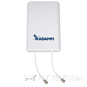 KADAMM I-ATP5-6927M02 — внутренняя направленная антенна 698–960 / 1710–2700 МГц, 6,5 дБи, 2 порта
