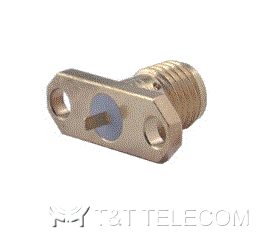Разъем 23_SMA-50-0-62/199_NE Huber+Suhner | Розетка приборная с фланцем, крепление на 2 винта