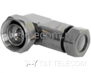 716MR-LCF12-D01 Разъем 7‑16 DIN Male угловой для фидерного кабеля 1/2" | Серия OMNI FIT Premium, 3.7 ГГц