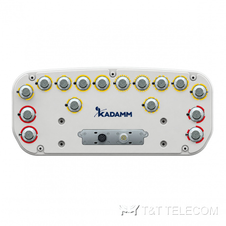 KADAMM K808702717v01 — секторная панельная антенна 698–2690 МГц, 8 систем излучателей, 17,5 дБи, 16 портов, встроенный RET