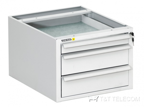 Тумба подвесная Viking ТП-01/П 490х354х605 мм | 3 ящика