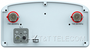 TDJ-709015DEI-65Fv03 Антенна 2-х портовая XPol 790-960 MHz