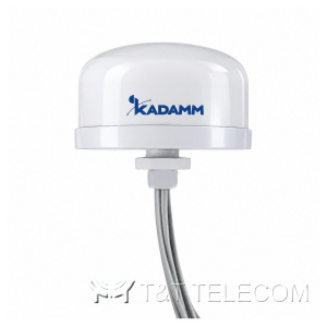 KADAMM GNSS-5G2-8 — комбинированная антенна ГНСС + 4G/5G 617–960 / 1562–1612 / 1690–6000 МГц, 4–8 дБи, 3 порта (2 × 4G/5G + ГНСС)