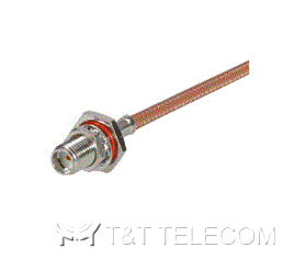 Разъем 24_SMA-50-2-37/133_NI-1 Huber+Suhner | Розетка приборно-кабельная с шестигранным фланцем и креплением под гайку | Кабельная группа U4