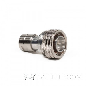 Разъем BN 431104 Spinner || 4.3-10 male для супергибкого кабеля 1 1/4" серии CAF| Крепление защёлкой (Push Pull)