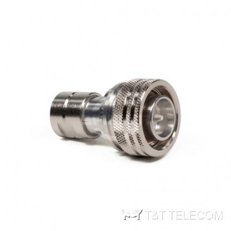 Разъем BN 431104 Spinner || 4.3-10 male для супергибкого кабеля 1 1/4" серии CAF| Крепление защёлкой (Push Pull)