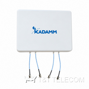 KADAMM I-ATP8-698/3800M — внутренняя панельная антенна 4G/5G MIMO 698–3800 МГц, 8 дБи
