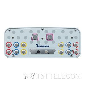 KADAMM K861366R11 — комбинированная антенна TDD 3300–3800 + 698–2690 МГц, 7 систем излучателей, 17 дБи, 20 портов + калибровочный, RET