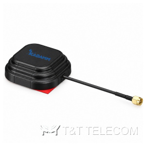 KADAMM GNSS-RTK-L125-28M — многочастотная антенна ГНСС L1/L2/L5 на магните, МШУ 28 дБ, SMA