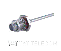 Разъем 24_SMA-50-2-41/133_NH Huber+Suhner | Розетка приборно-кабельная с шестигранным фланцем и креплением под гайку | Кабельная группа 0.086"