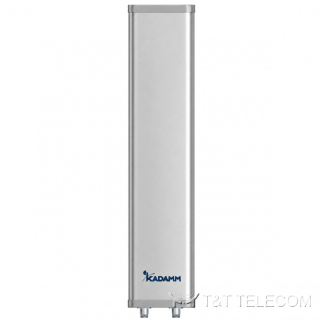 KADAMM APW2465DP16 — внешняя секторная антенна Wi-Fi 2400–2500 МГц, 16 дБи, 2 порта