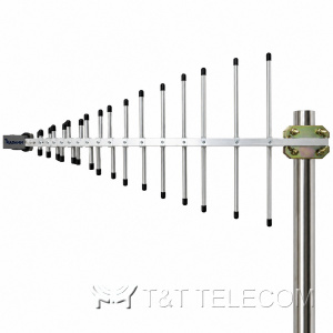 KADAMM ALP-0740V14 — логопериодическая антенна 698–960 / 1710–2700 / 3300–4000 МГц, 14 дБи, 1 порт