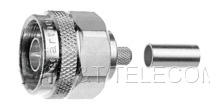 Разъем J01020A0104 Telegartner N типа вилка прямая на кабель G 8 (RD-316)