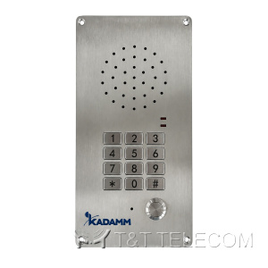 Врезной IP-телефон громкой связи KADAMM ТЛ6301-IP (TALK-6301-IP), нержавеющая сталь