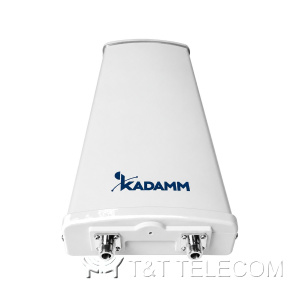 KADAMM O-ATP16-2200/2500M — наружная направленная панельная антенна 2200–2500 МГц, 16 дБи, 2 порта
