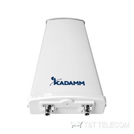 KADAMM O-ATP16-2200/2500M — наружная направленная панельная антенна 2200–2500 МГц, 16 дБи, 2 порта