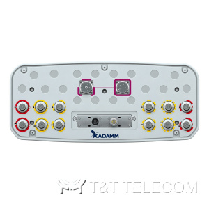 KADAMM K861176R41 — комбинированная антенна TDD + FDD 698–3800 МГц, 7 систем излучателей, 16,5 дБи, 20 портов + калибровочный, RET