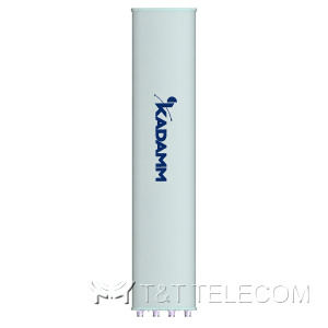 KADAMM K802902018 — двухдиапазонная секторная антенна 790–960 / 1710–2170 МГц, 17,3 дБи, 4 порта, RET