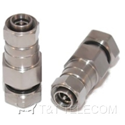 43M-LCF12-D01 Разъем 4.3‑10 Male для фидерного кабеля 1/2" | Серия OMNI FIT Premium, 6 ГГц