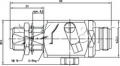 Грозоразрядник J01028A0044 Telegartner 2500 МГц 90 V, разъемы N female-N female, панельный