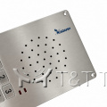 Врезной IP-телефон громкой связи KADAMM ТЛ6301-IP (TALK-6301-IP), нержавеющая сталь