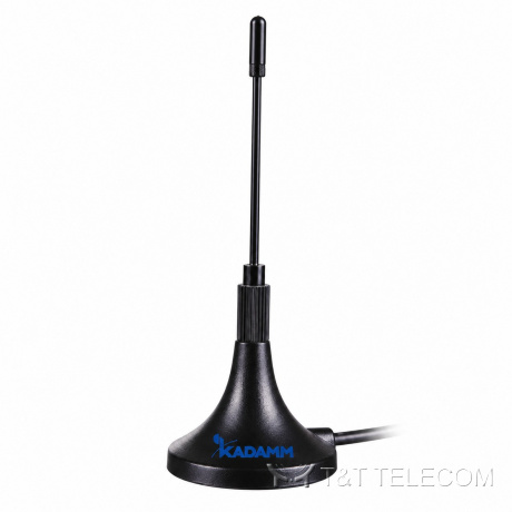 KADAMM AMS-GSM — антенны 2G/3G 824–960 / 1710–2170 МГц на магнитном основании с кабелем, 1–7 дБи