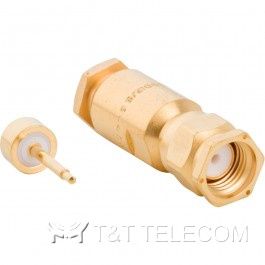 Разъем 901-128-11 Amphenol | SMA male, прямая зажимная вилка для кабельной группы RG-174, RG-188A, RG-316, 50 Ом