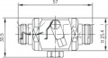 Грозоразрядник J01028A0037 Telegartner 2500 МГц 230 V IP67, разъемы N female-N female