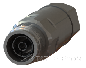 43F-SCF12-E01 Разъем 4.3‑10 Female для супергибкого фидерного кабеля 1/2" | Серия OMNI FIT Premium, 6 ГГц