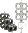 Универсальное крепление 6-ти кабелей UCC/ 6x1.5/8” (52)