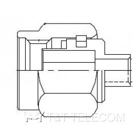 Разъем 132101-10 Amphenol | SMA male, вилка прямая под кабель 0.085”