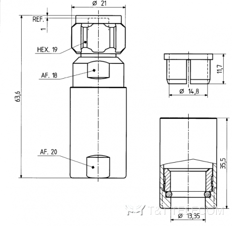 Разъем 11_N-50-10-4/133_NE Huber+Suhner | N male, для кабельной группы S39
