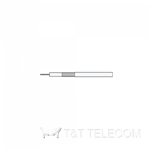 RG-195 A/U Коаксиальный кабель DTR195 95 Ом, PTFE, ø3,7 мм
