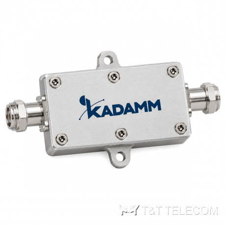 KADAMM GNSS-AMP-L1-22 — линейный усилитель ГНСС 1555–1620 МГц, 22 дБ, N