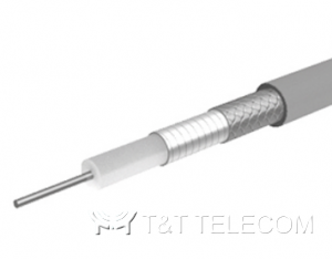 Кабель Eacon_6C Huber+Suhner с двойным экраном | Фазостабильный LD-PTFE с малыми потерями, 7,70 мм