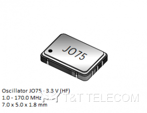 Кварцевый генератор Jauch JO75 (3.3 V) SMD HCMOS (1.0-170.0 МГц)