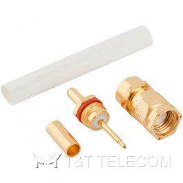 Разъем 901-155-16 Amphenol | SMA male, вилка прямая обжимная под кабель RG-174, RG-316