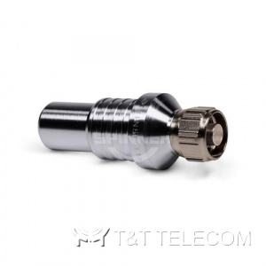 Разъем BN 557110 Spinner типа N male - вилка прямая для излучающего кабеля 1/2 "