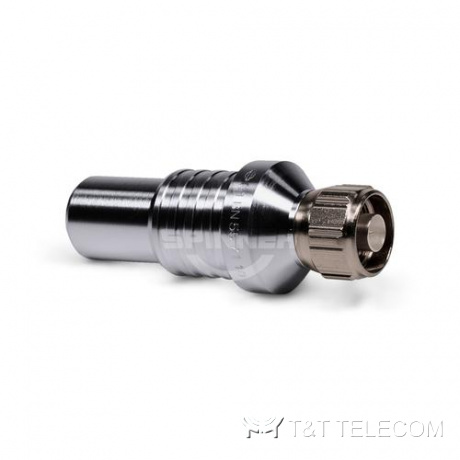 Разъем BN 557110 Spinner типа N male - вилка прямая для излучающего кабеля 1/2 "