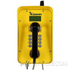 Всепогодный уличный GSM/3G/4G-телефон KADAMM ТЛ3901 (TALK-3901) с дисплеем